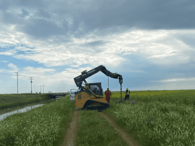 skid-steer-drilling