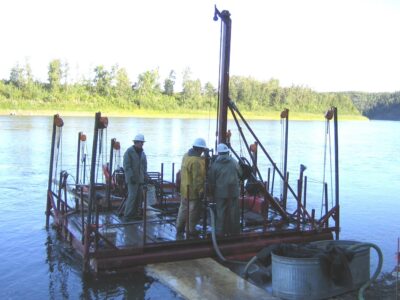 Barge Drilling